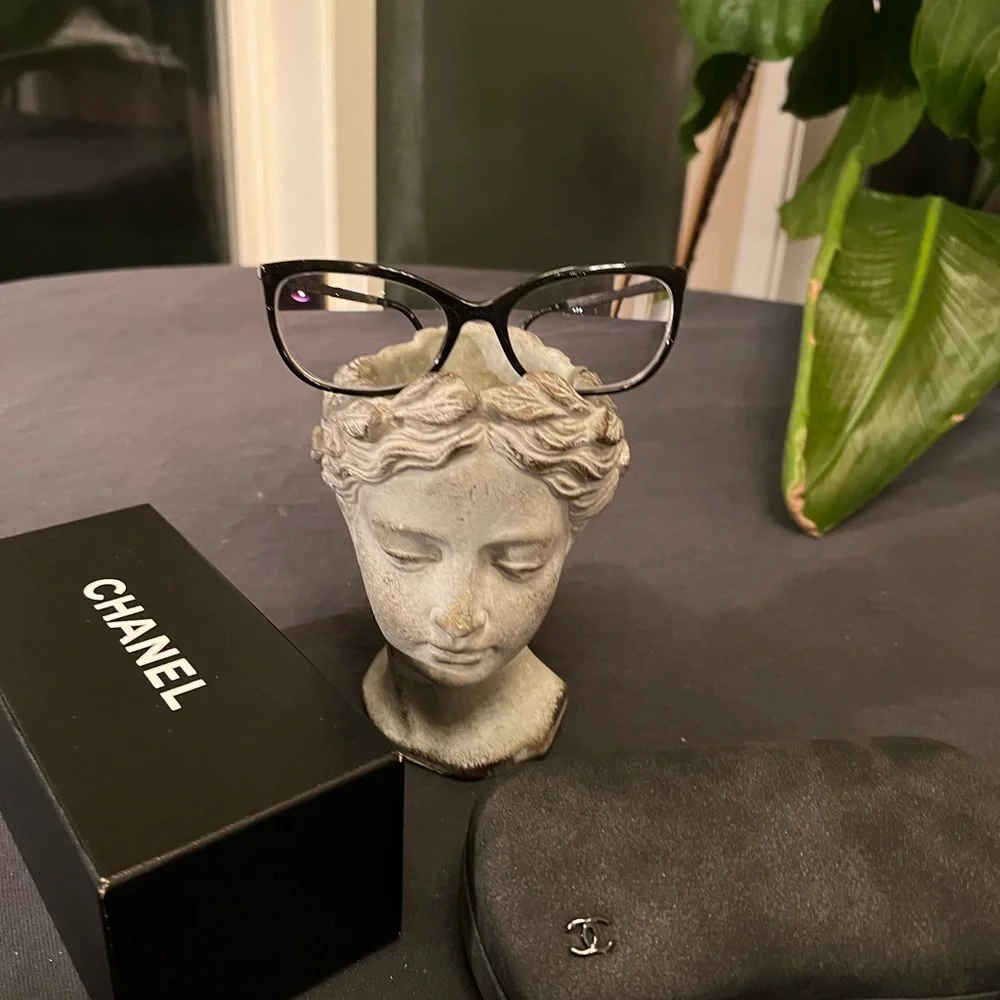 Chanel Women's Swarovski Jeweled Eyeglasses 3305 B c.1443 54mm Sparkle Black GUC